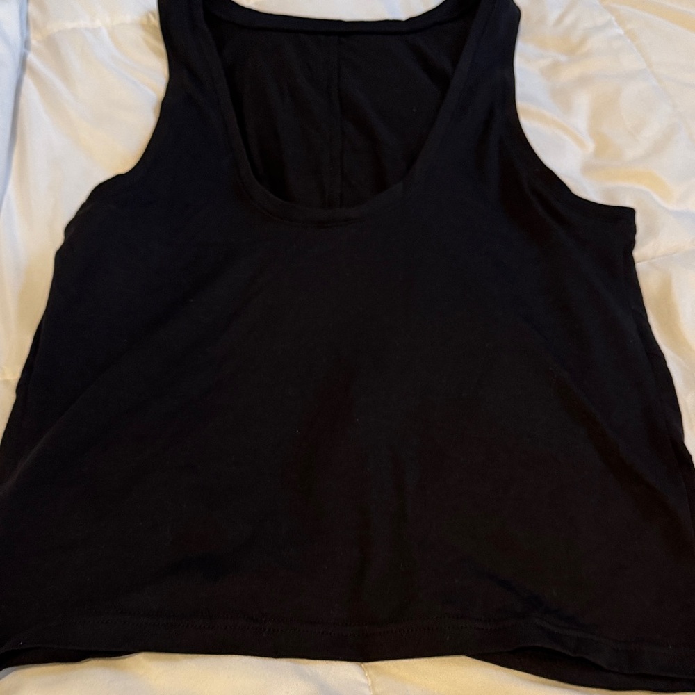 Athleta Black Twist Front Tank Top - Picture 2 of 3